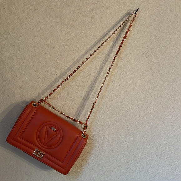 Valentino by Mario Valentino Rust Orange Crossbody Bag - Picture 3 of 11